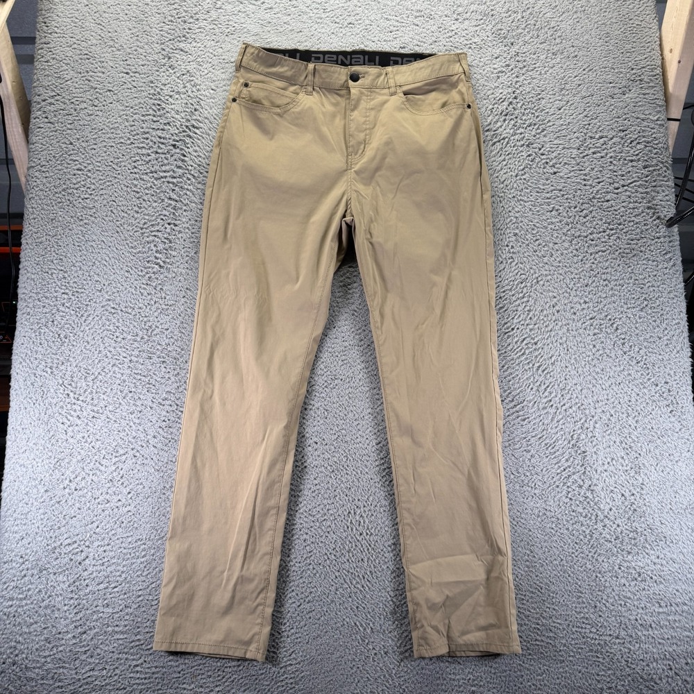 Denali Pant Mens 34x32 Beige Nylon Windbreaker Straight Hiking Gorpcore Stretch